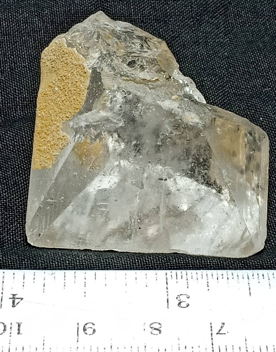 Single beautiful terminated Topaz crystal 53 grams