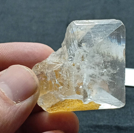 Single beautiful terminated Topaz crystal 53 grams