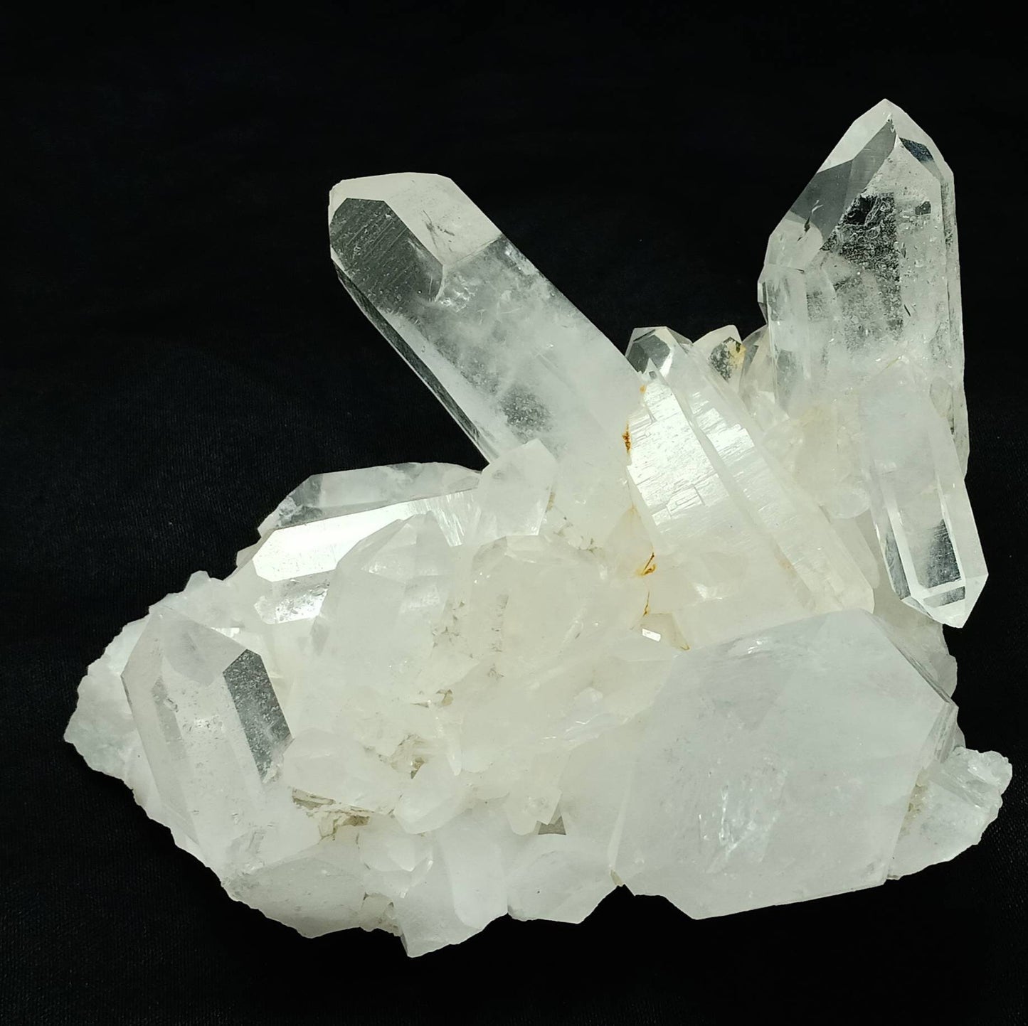 An amazing Quartz Crystals cluster with multiple Terminated Quartz Crystals 552 grams