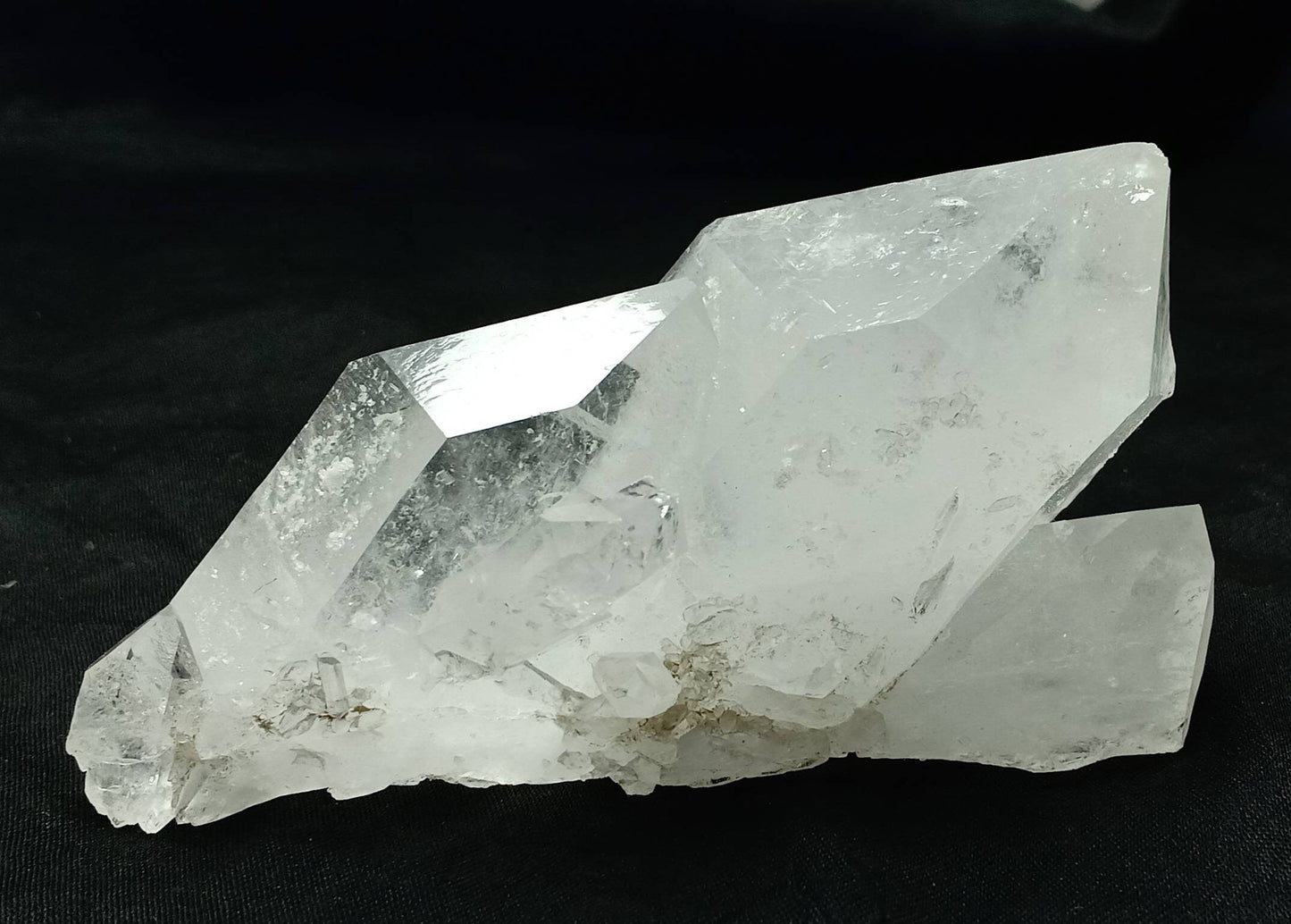 An amazing specimen of Terminated clear Quartz Crystals 271 grams