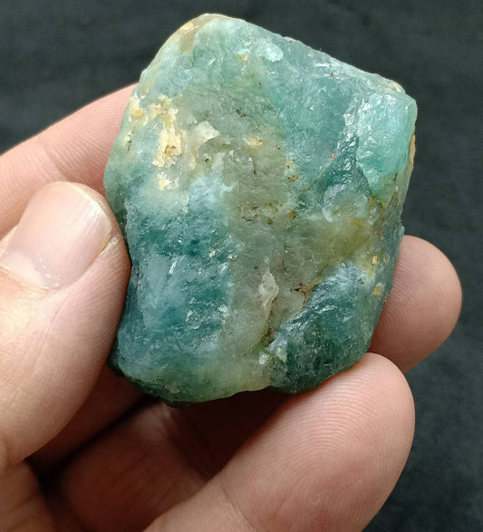 Single rare Grandidierite rough piece good color 72 grams