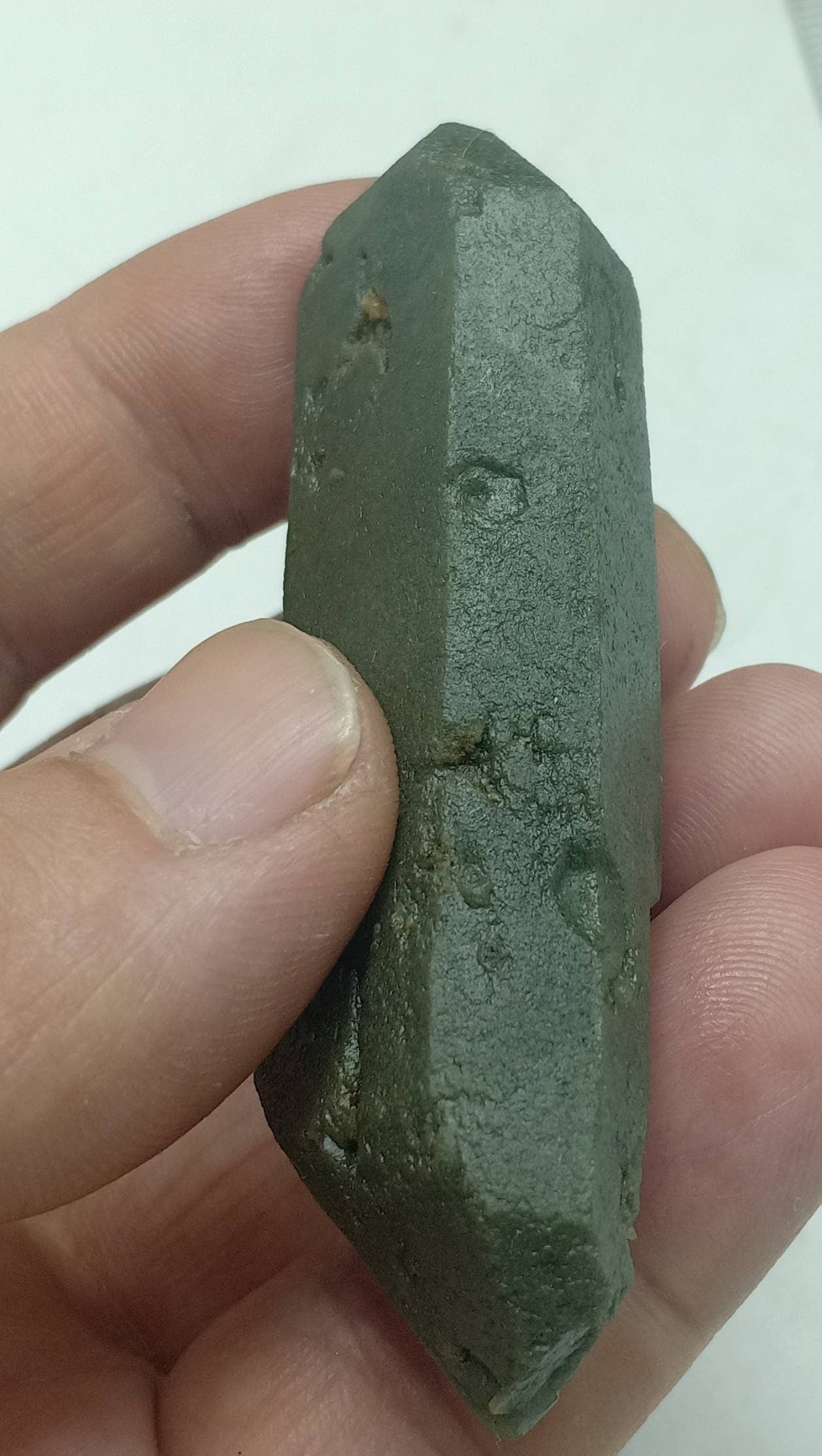 An Aesthetic Natural crystal of beautifully double terminated Chlorite Quartz 46 grams