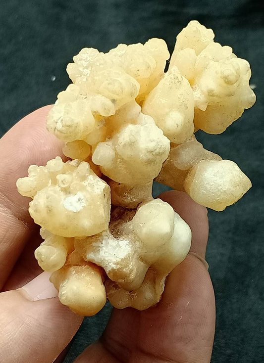 An aesthetic specimen of aragonite flower shape natural terminated crystals 112 grams