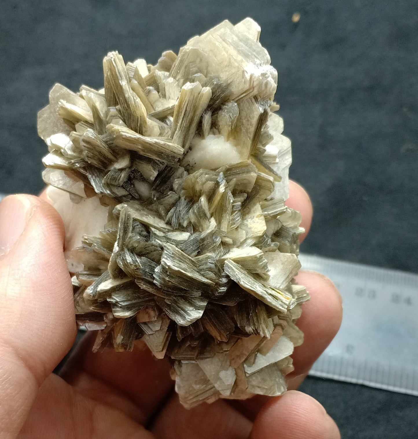 Natural specimen of combination of Albite, Schorl, and Muscovite 137 grams