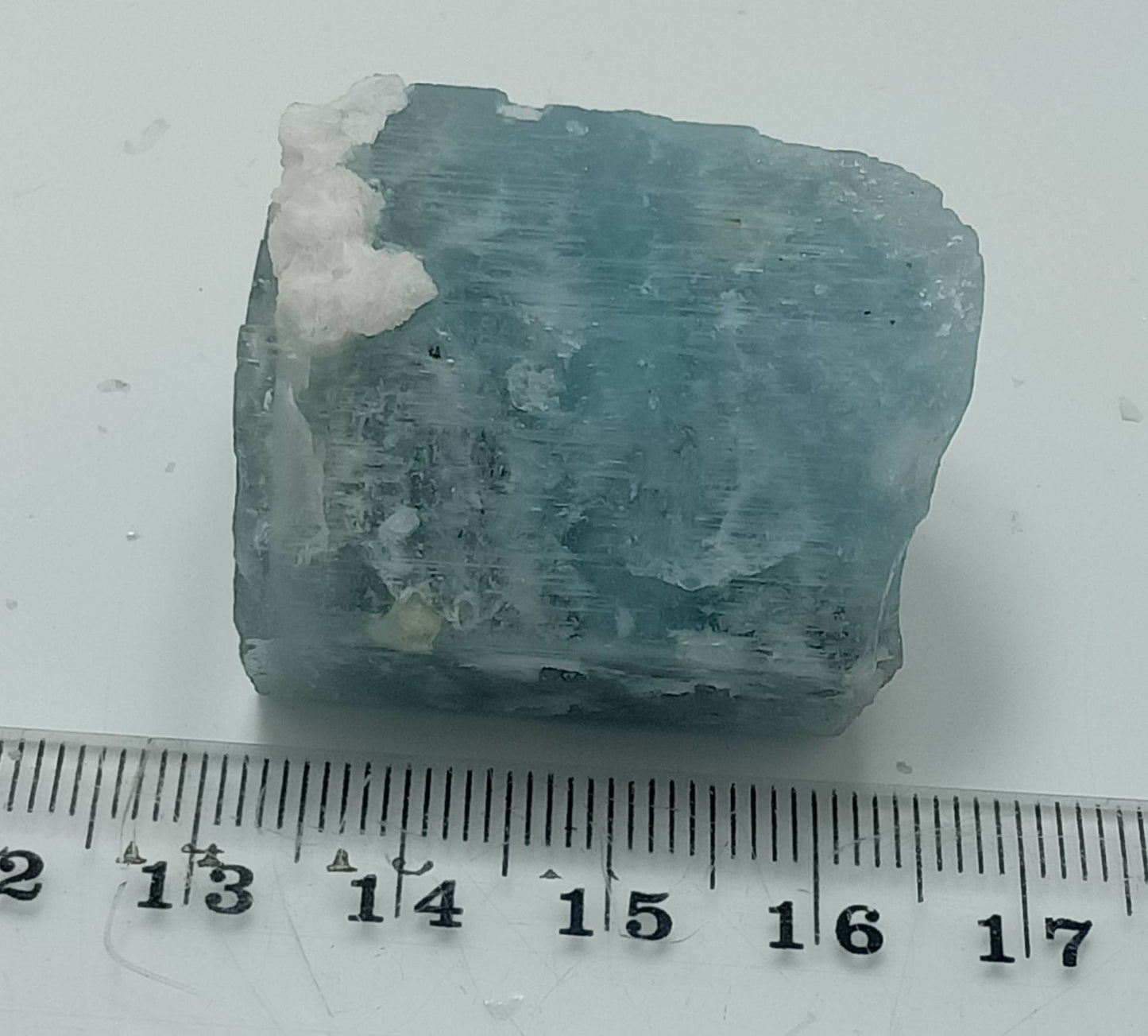 Single beautiful terminated Afghanistan Aquamarine Crystal with amazing color 49 grams