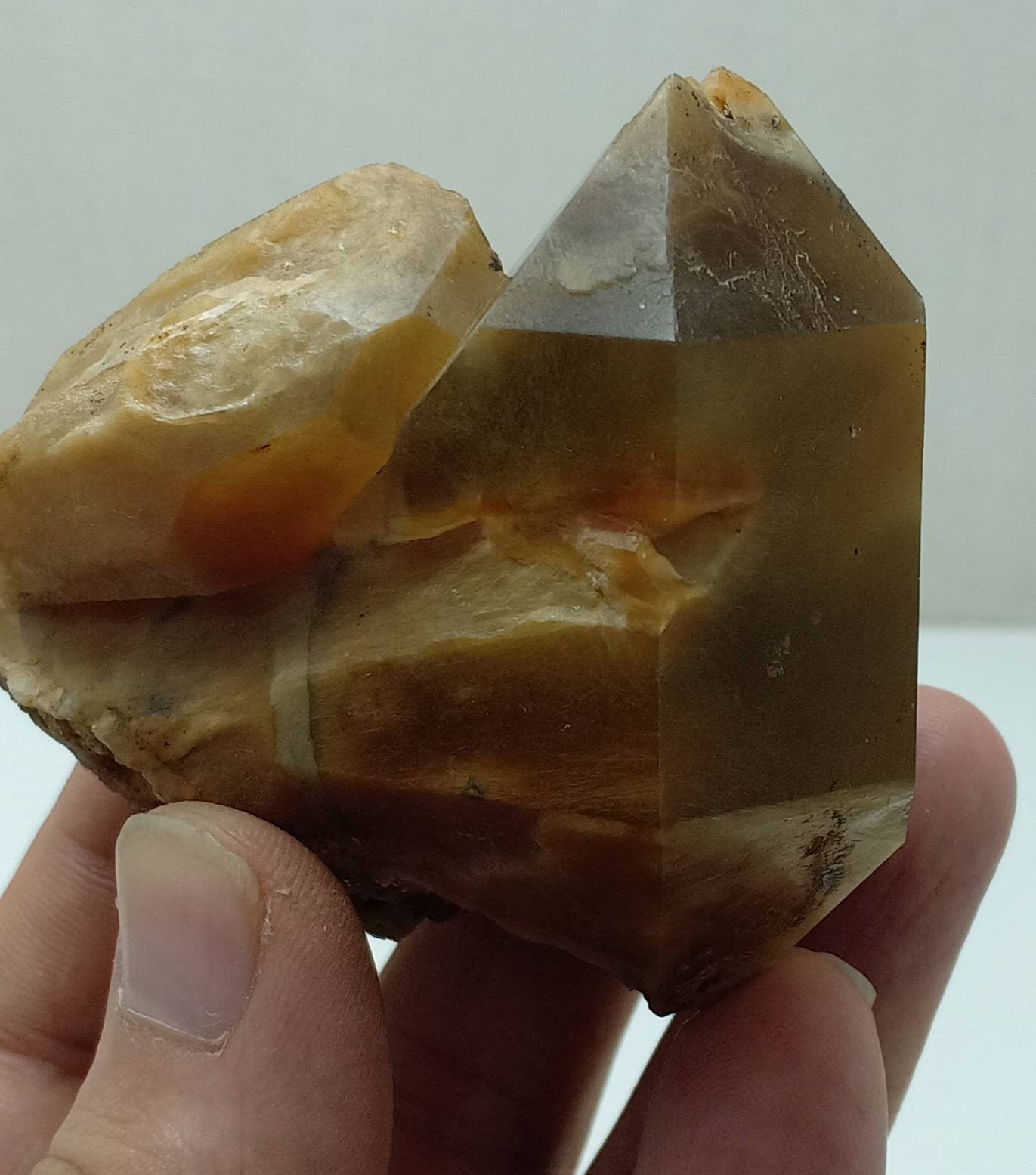 Astrophyllite included Quartz Crystals specimen 210 grams