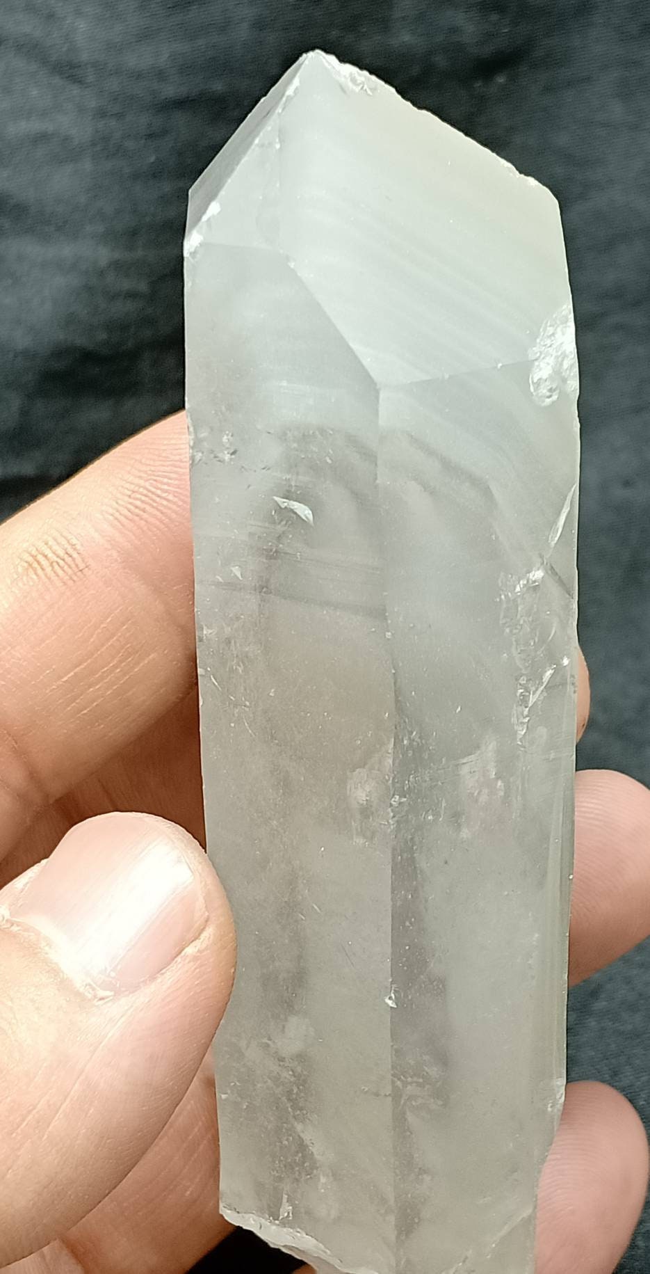 Phantom quartz crystal 168 grams