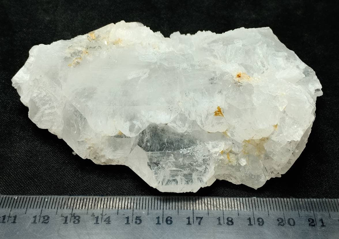 Single beautiful Faden Quartz Crystals cluster with beautiful terminations 339 grams