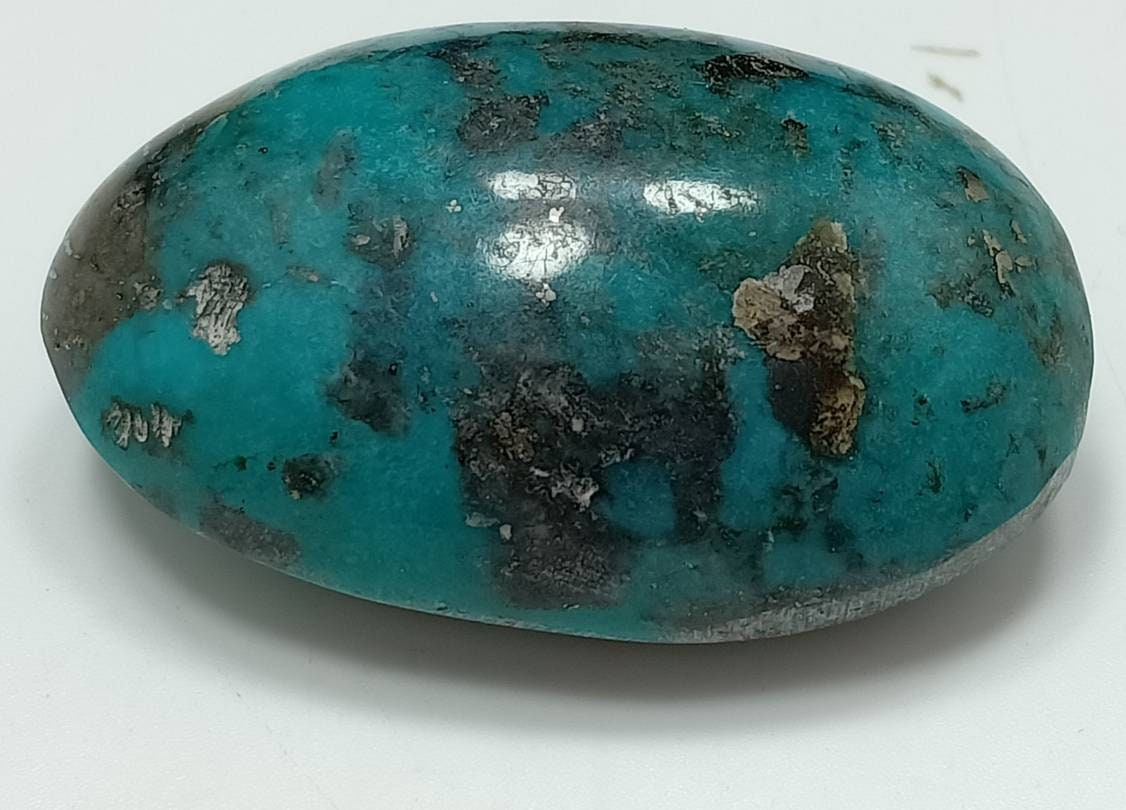 Turquoise Cabochon with Pyrite 17.5 grams