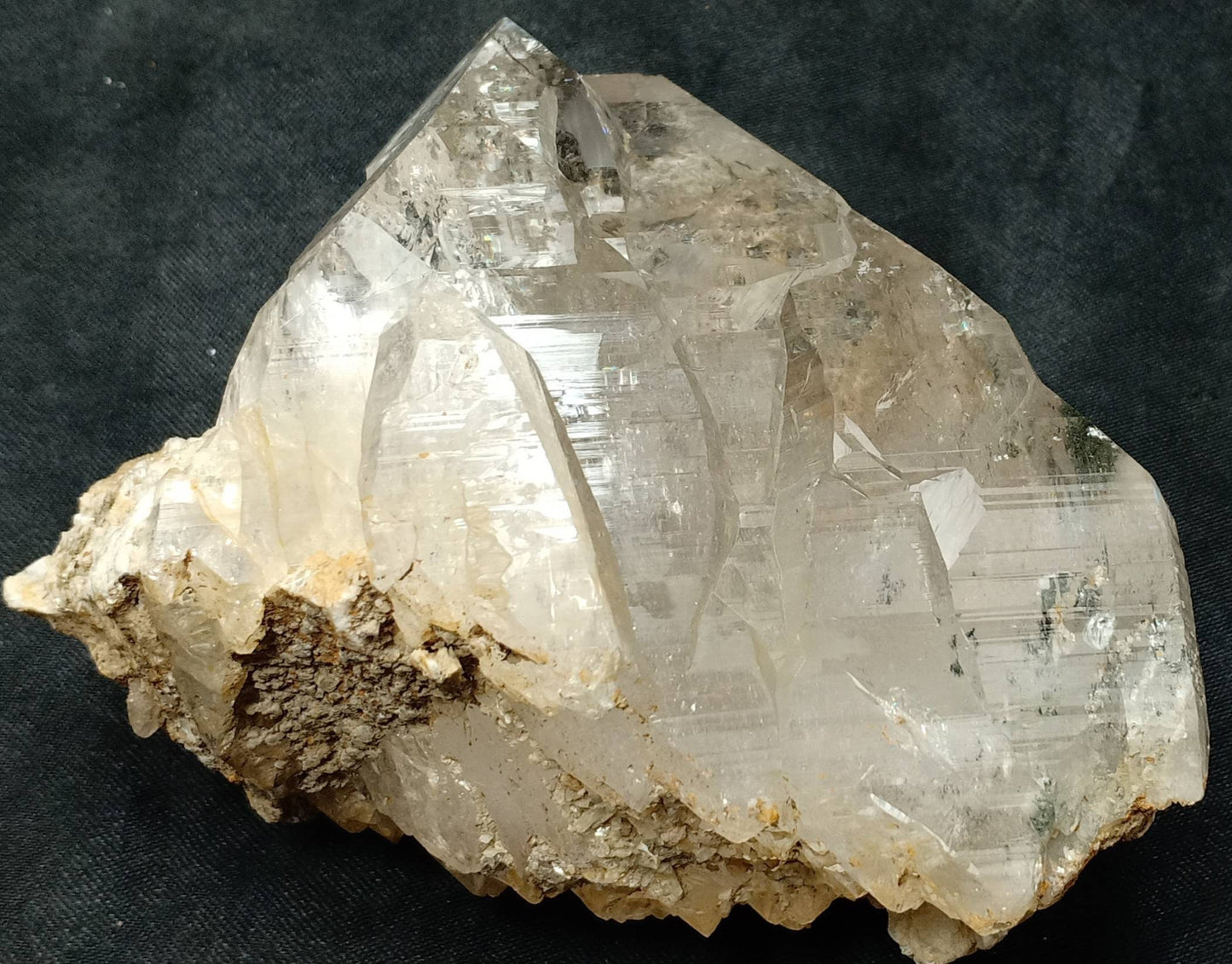 Elestial Quartz Crystal 495 grams