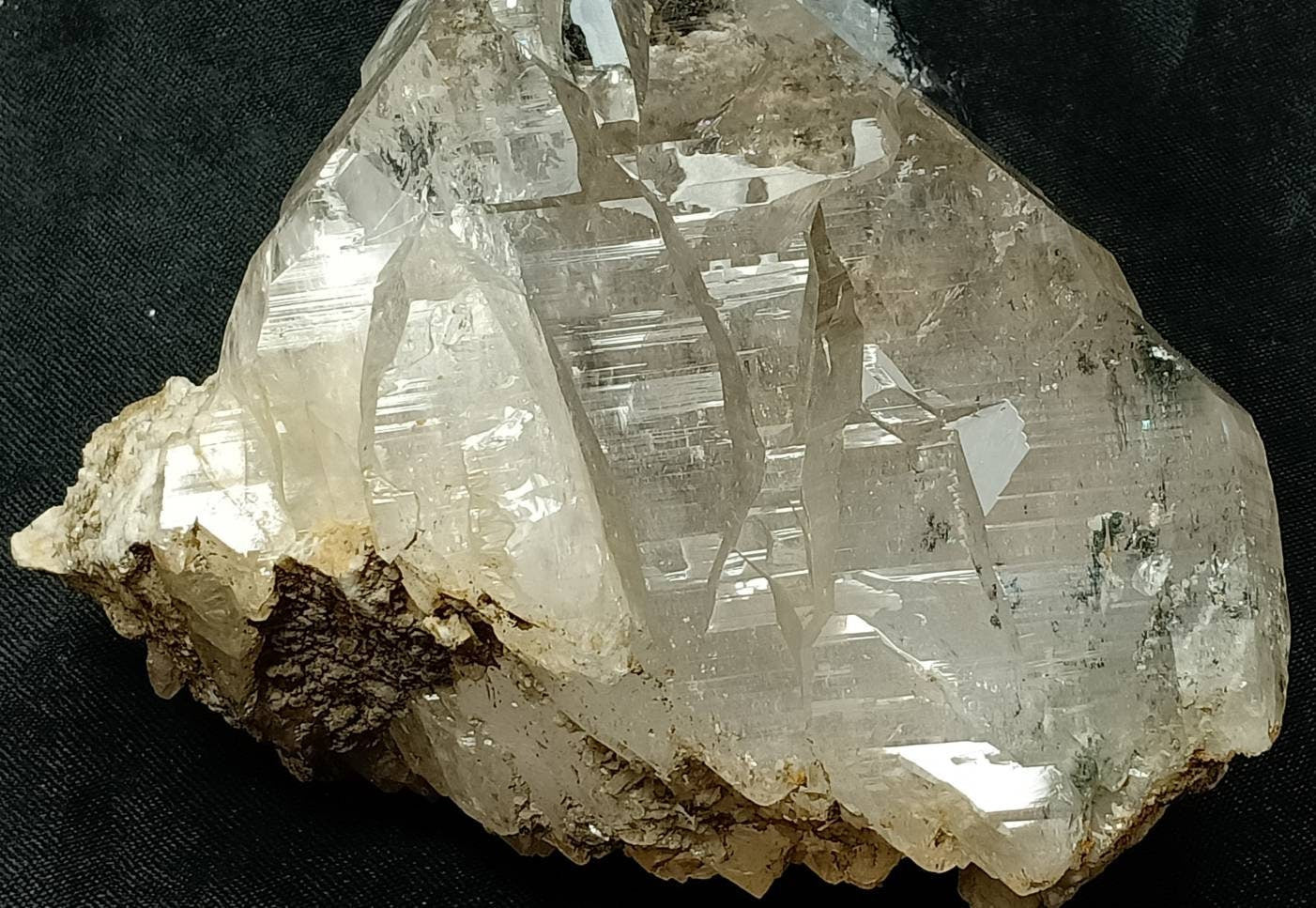 Elestial Quartz Crystal 495 grams