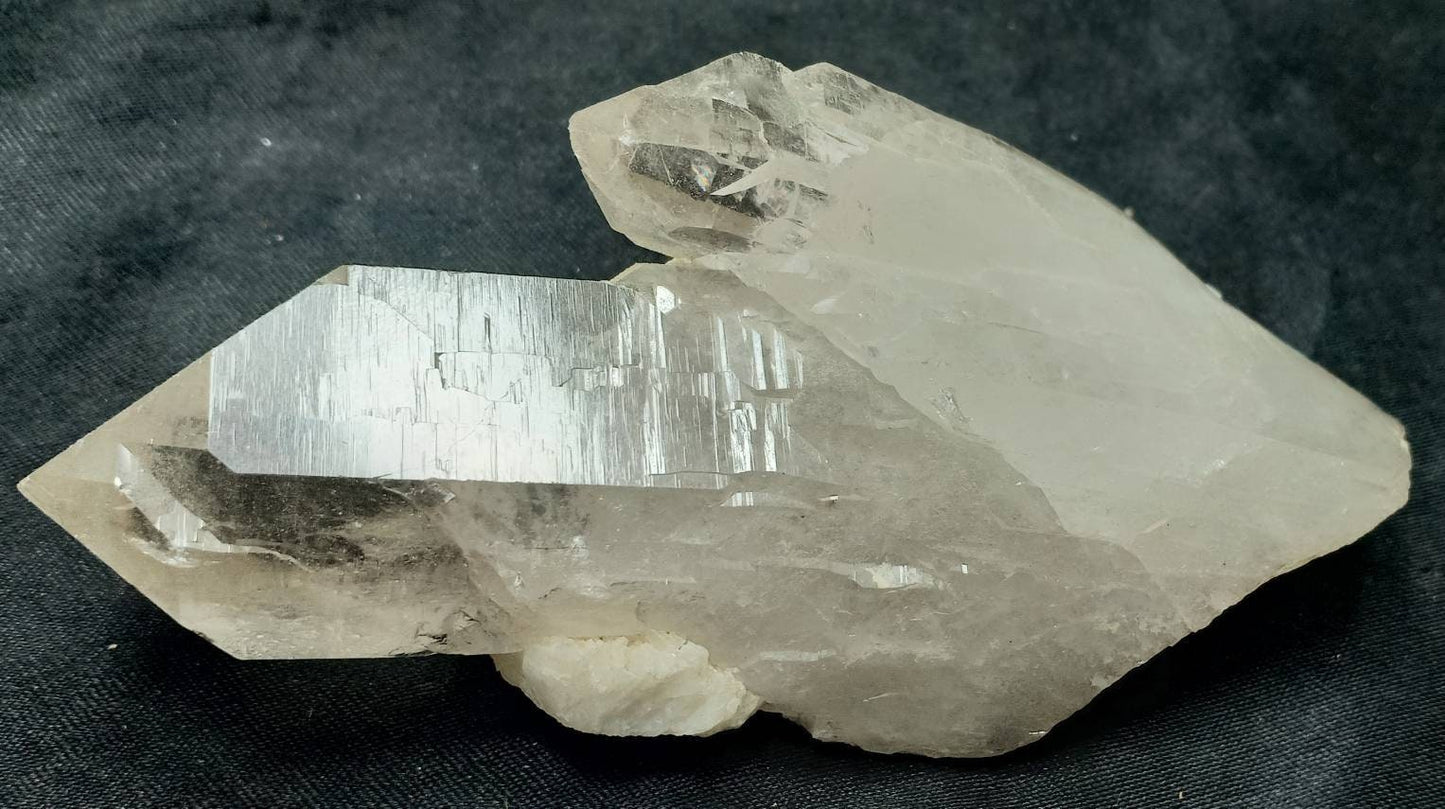 An amazing Beautiful specimen of Elestial Quartz twin Crystals 236 grams