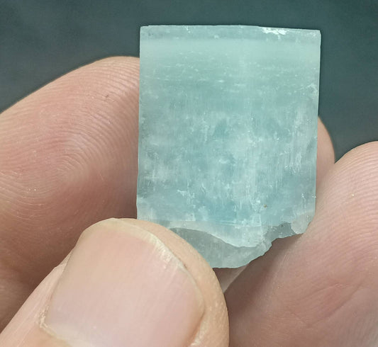 Single beautiful terminated Afghanistan Aquamarine Crystal 12 grams