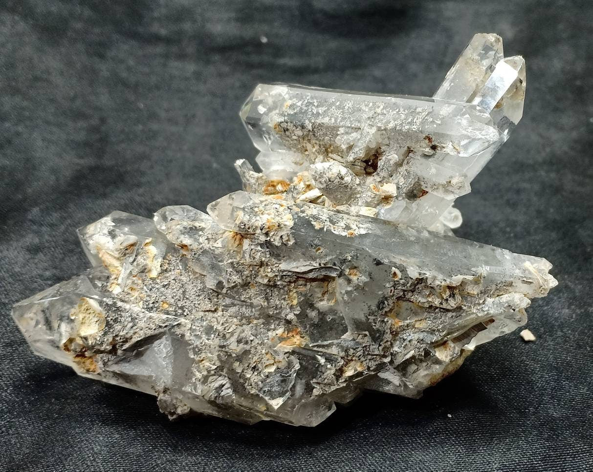 Quartz Crystals terminated cluster 145 grams