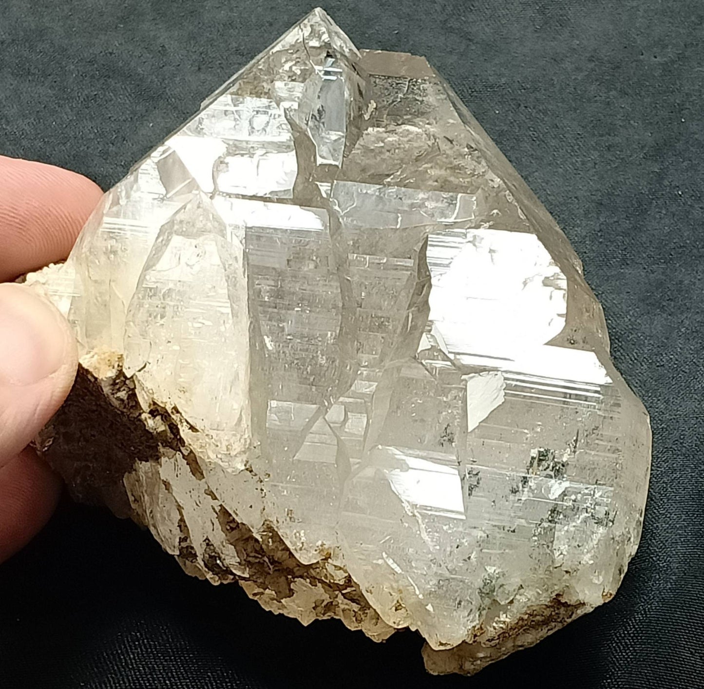 Elestial Quartz Crystal 495 grams