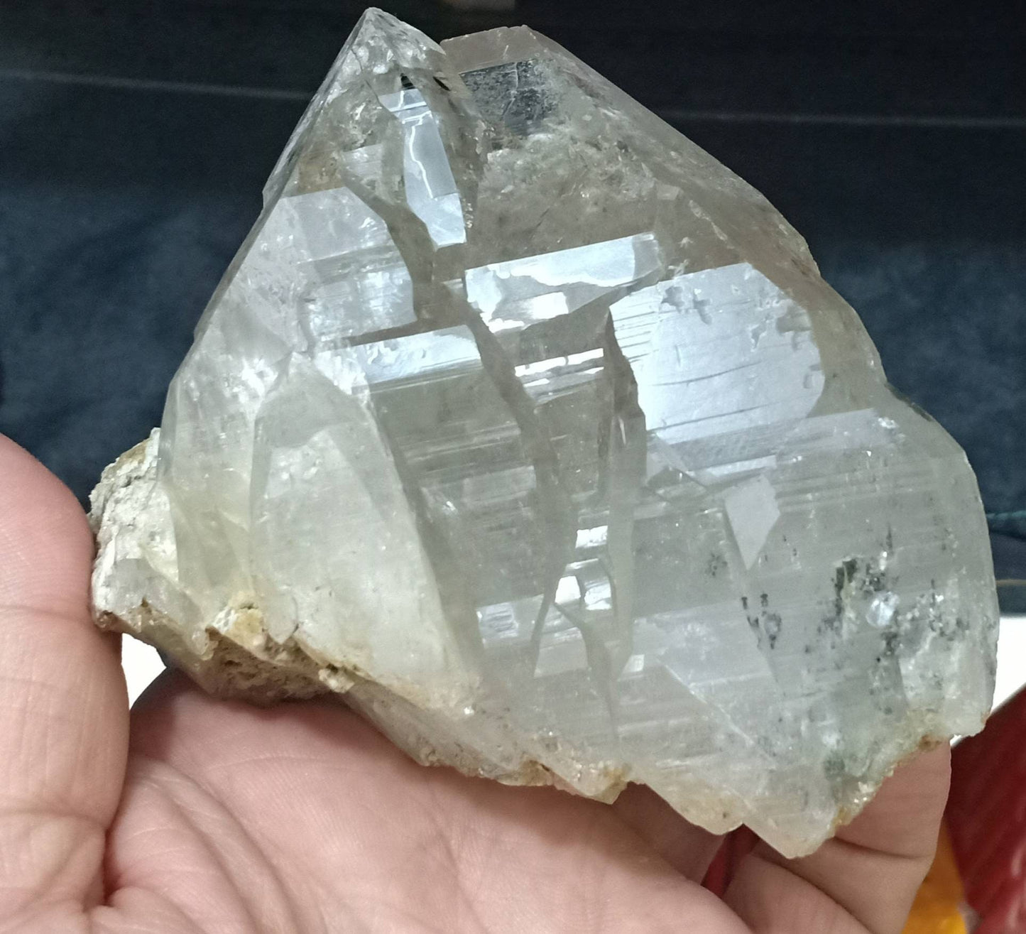 Elestial Quartz Crystal 495 grams