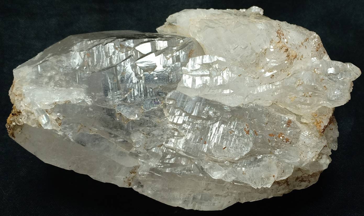 Elestial quartz crystals cluster 660 grams