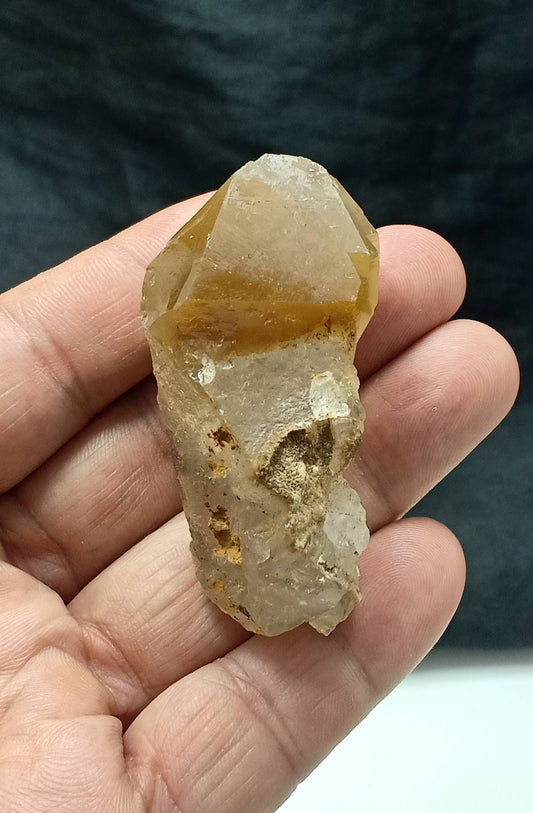 Astrophyllite included terminated Quartz Crystal 58 grams