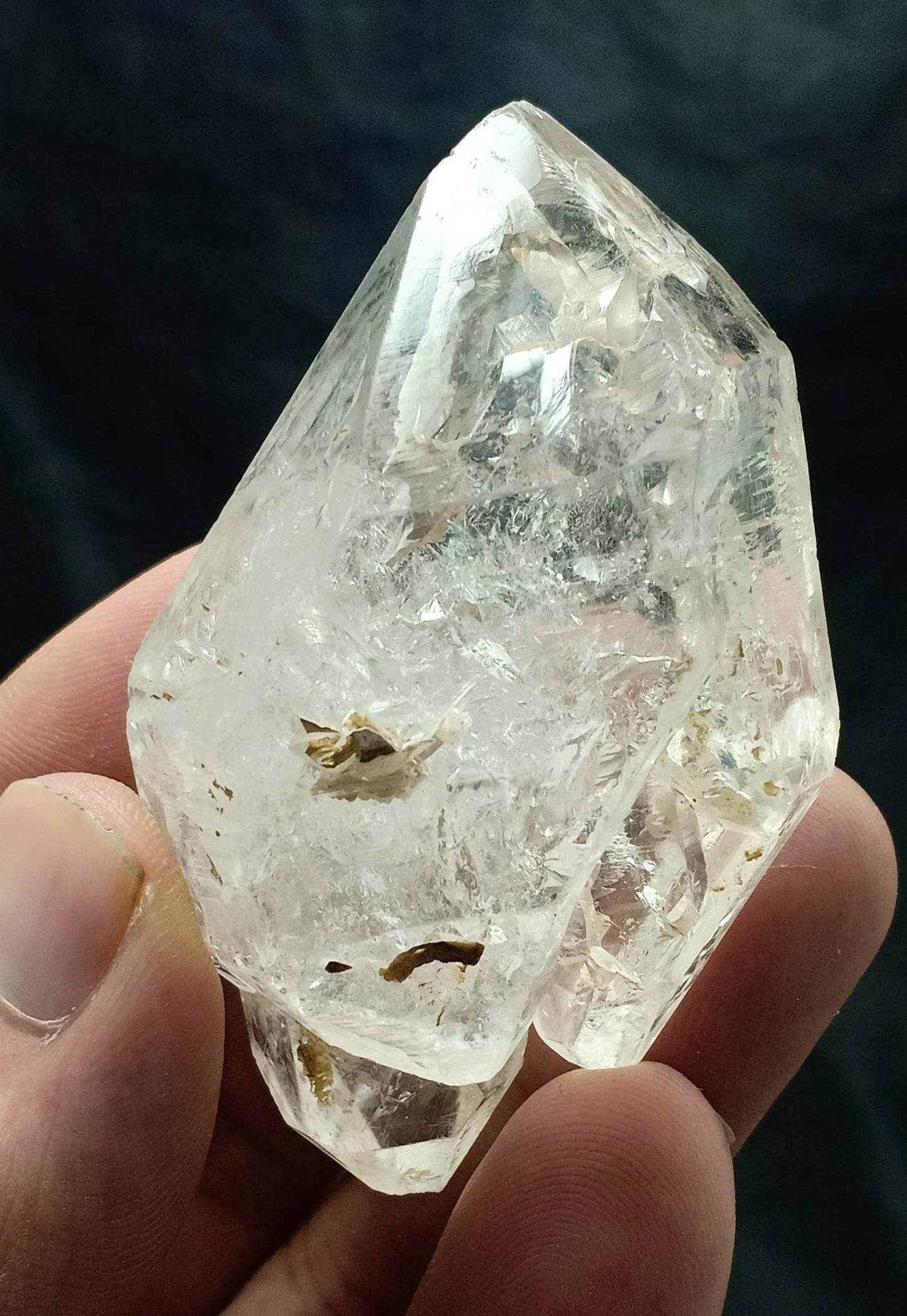 Skeletal Crystal of double Terminated Fenster Quartz 83 grams