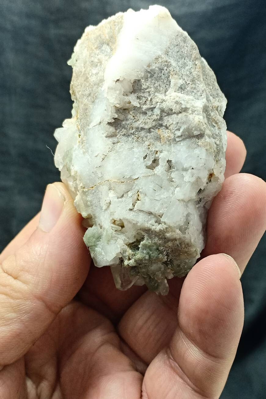 Natural terminated Chlorite Quartz crystals cluster 133 grams