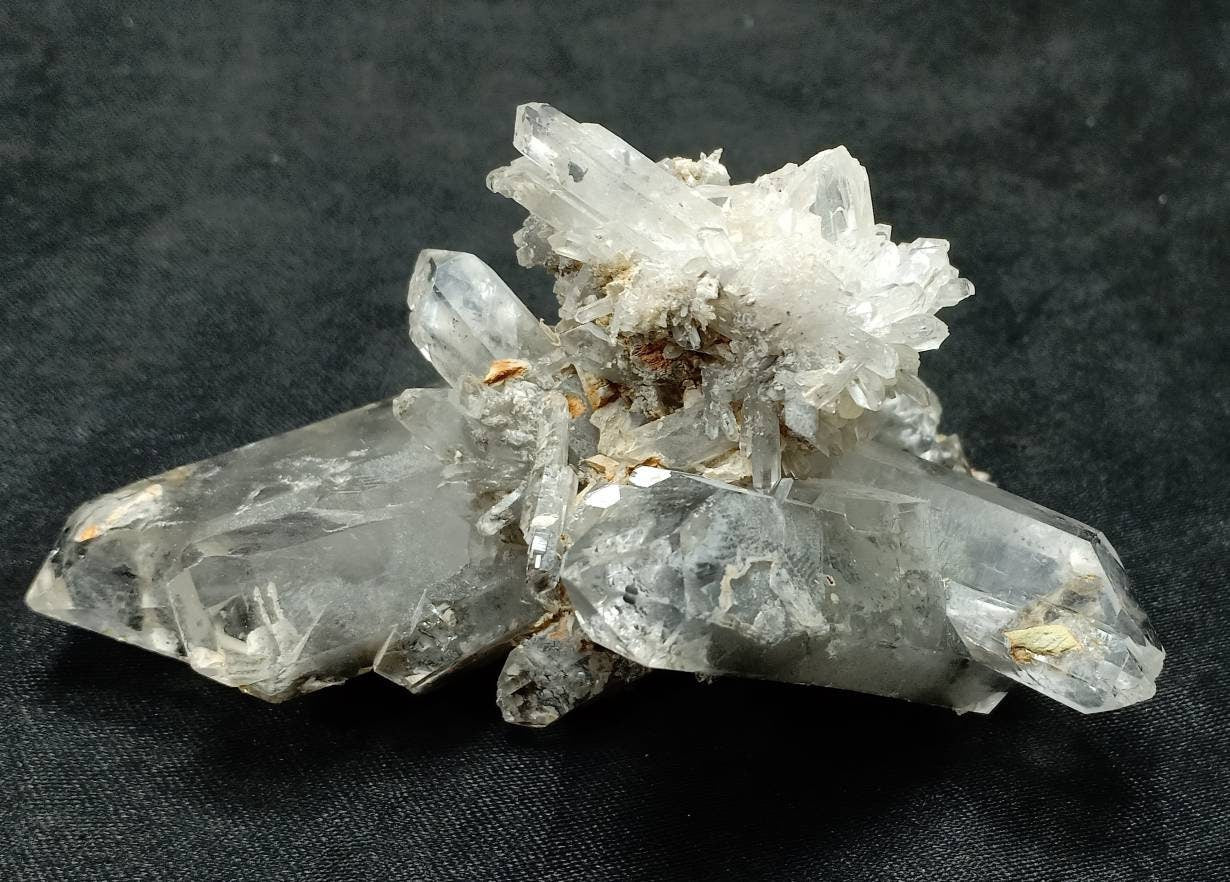 Quartz Crystals terminated cluster 145 grams