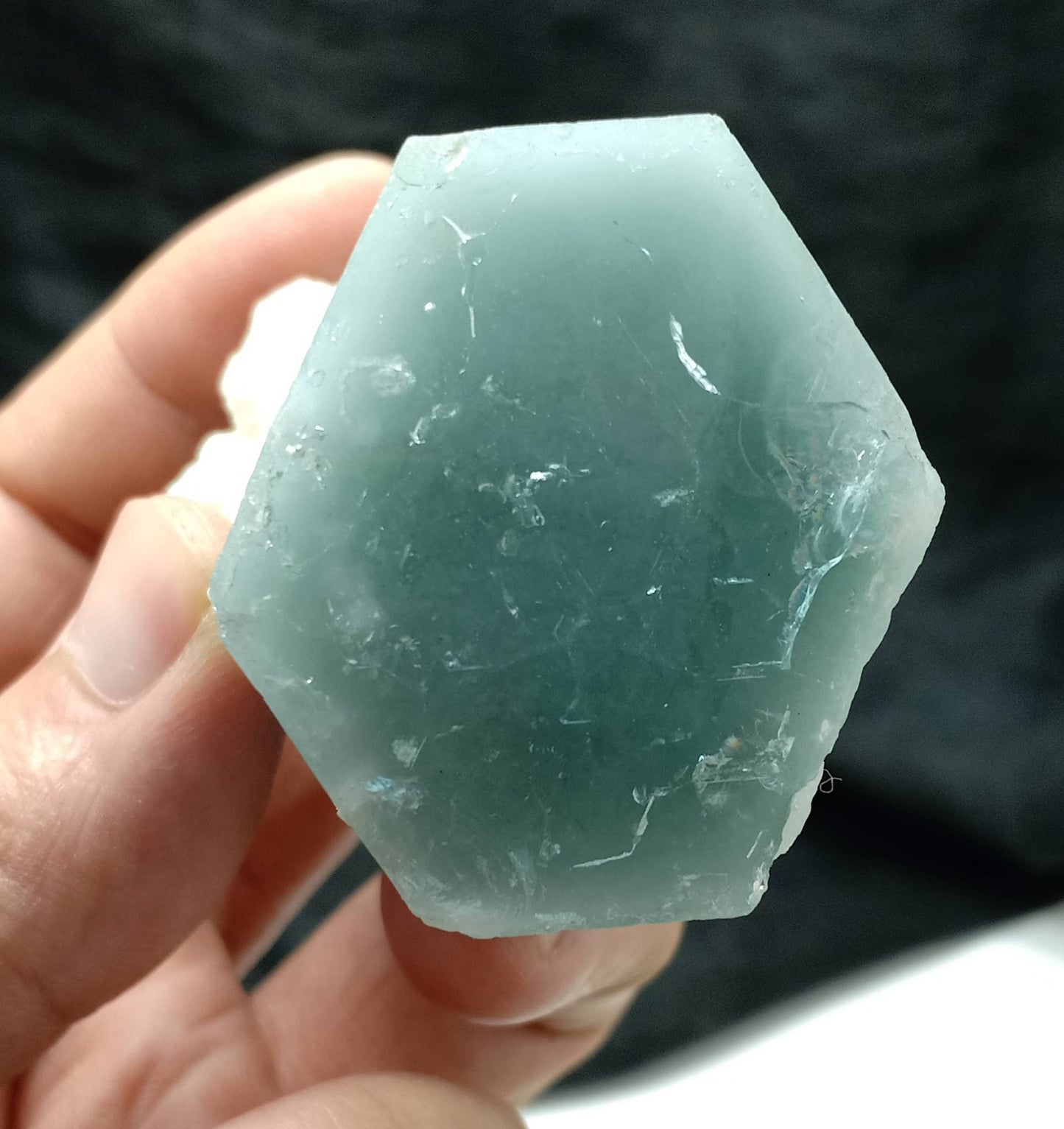 Afghanistan Aquamarine Crystal with associated tantalite 196 grams