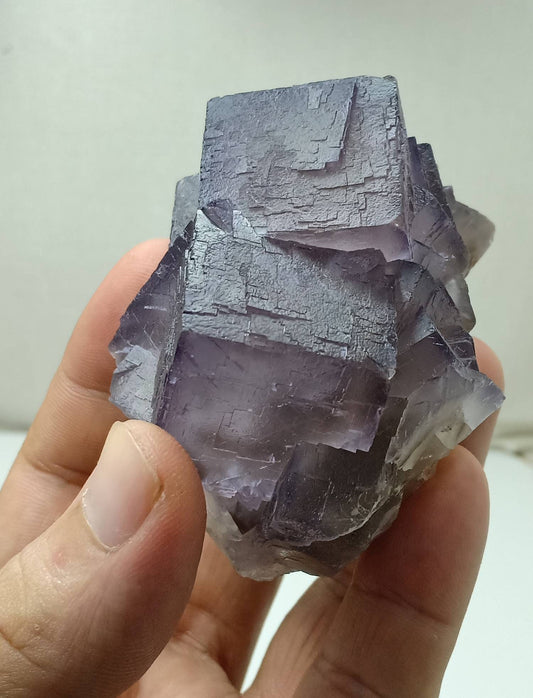 Twin Crystals Purple Fluorite specimen 356 grams