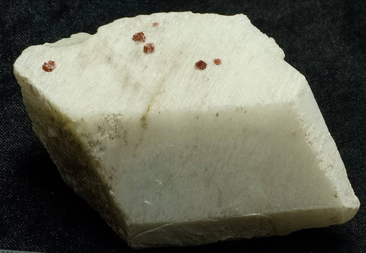 Terminated Feldspar crystal with Garnet and quartz crystals 148 grams