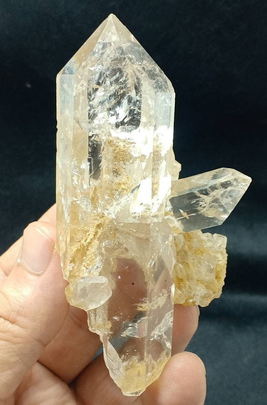 Quartz crystals cluster 180 grams