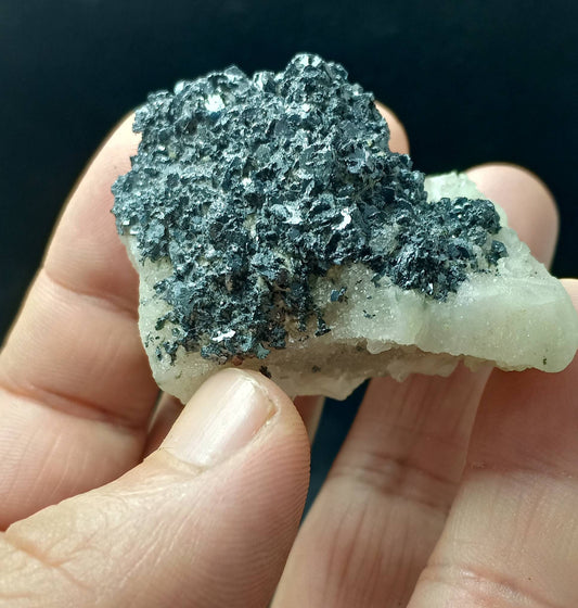 Terminated hematite iron rose like cluster on matrix 76 grams