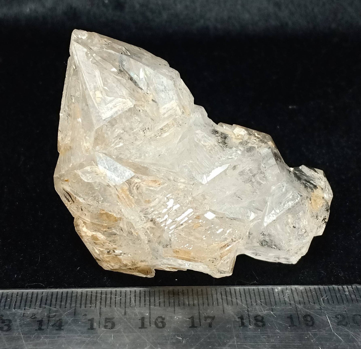 An amazing perfectly terminated Fenster Quartz crystal 111 grams