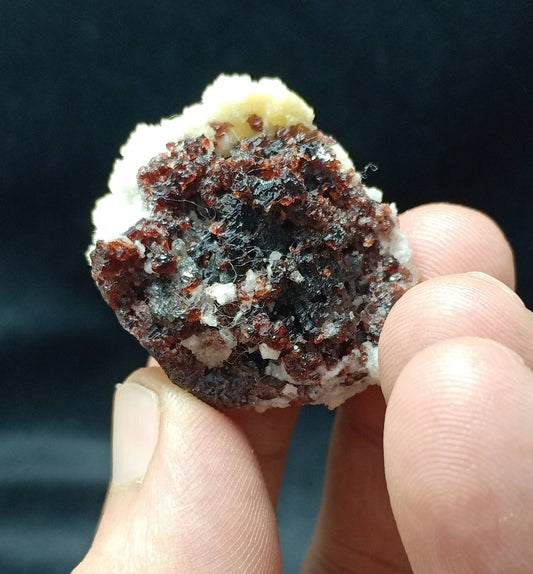 Etched spessartine Garnet crystal 31 grams