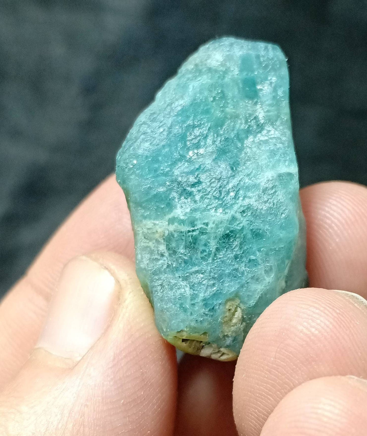 Single rare Grandidierite rough piece good color 20 grams