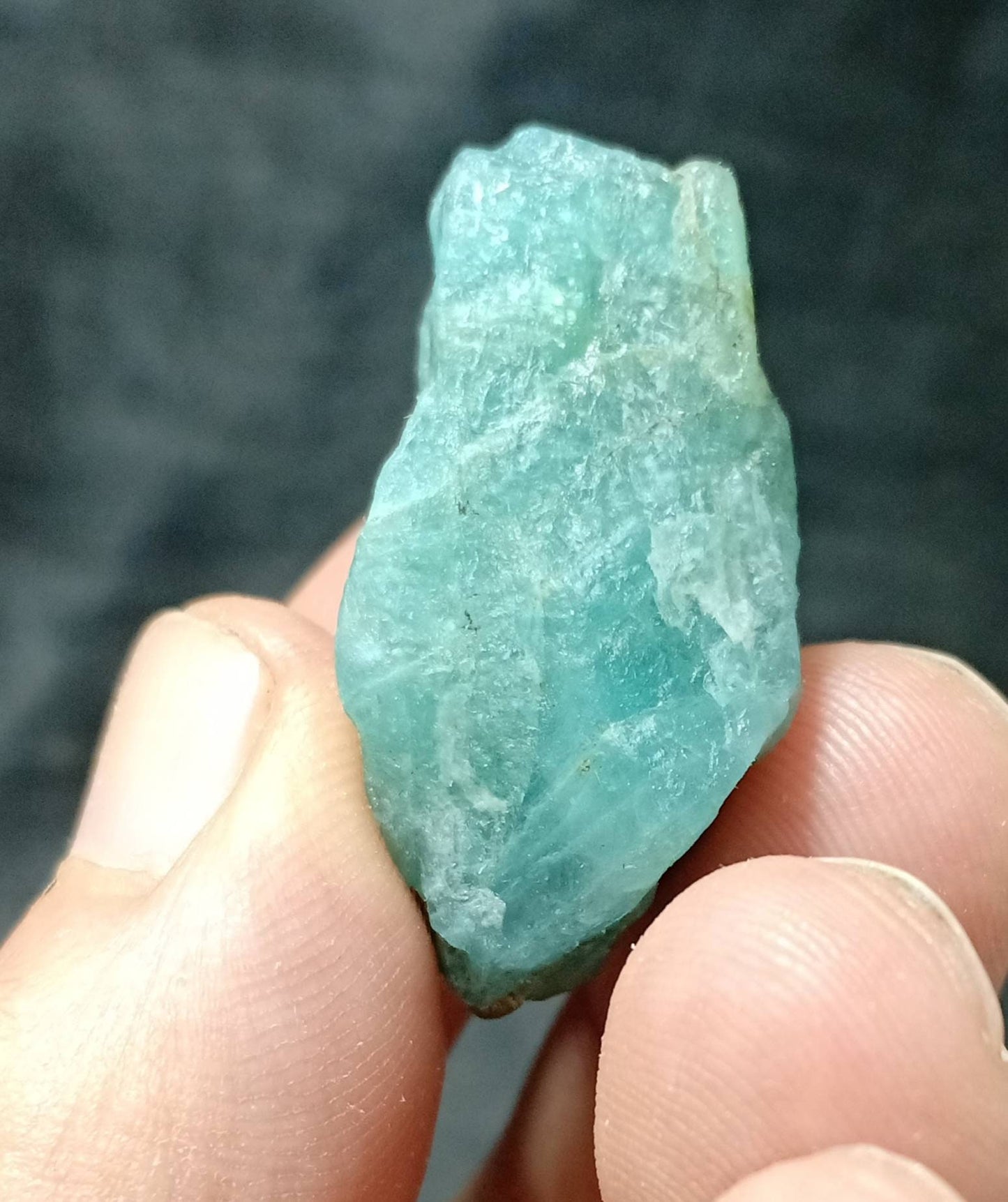 Single rare Grandidierite rough piece good color 20 grams