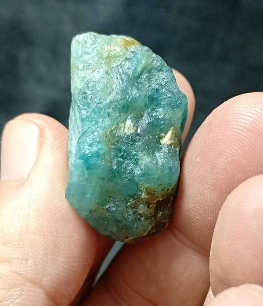 Single rare Grandidierite rough piece good color 20 grams