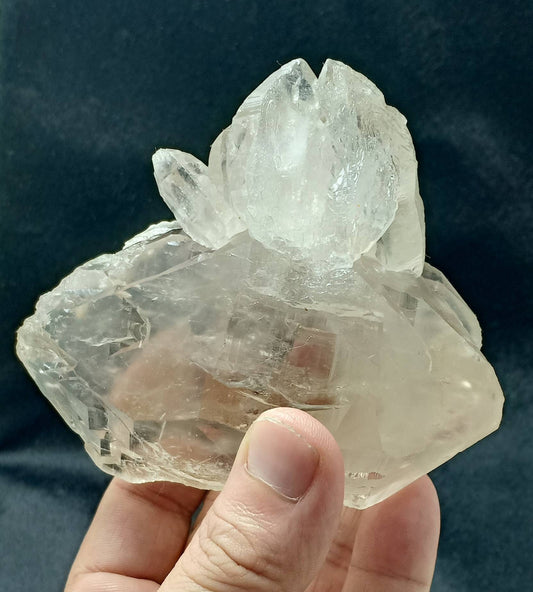 Natural elestial Quartz Crystal 591 grams