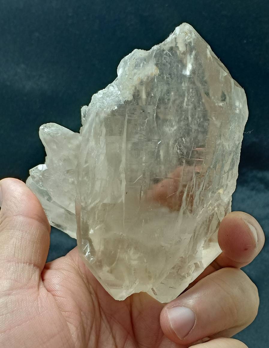 Natural elestial Quartz Crystal 591 grams