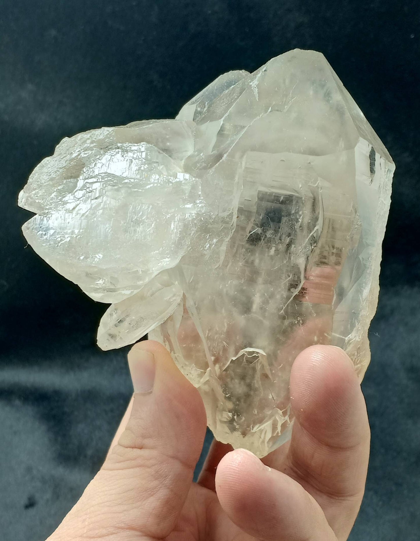 Natural elestial Quartz Crystal 591 grams