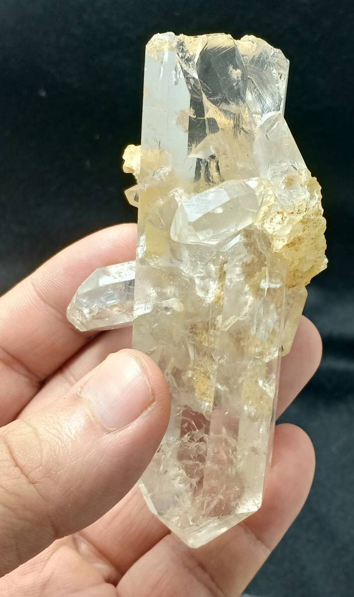 Quartz crystals cluster 180 grams