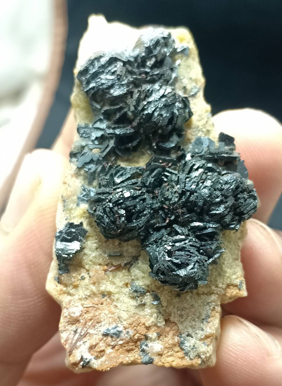 Hematite iron rose cluster 44 grams