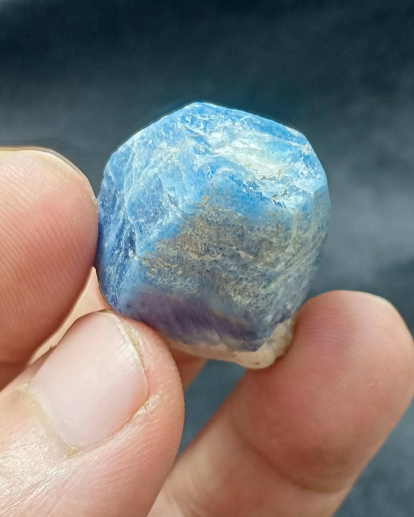 An Aesthetic crystal of rare Fluorescent Afghanite 18 grams