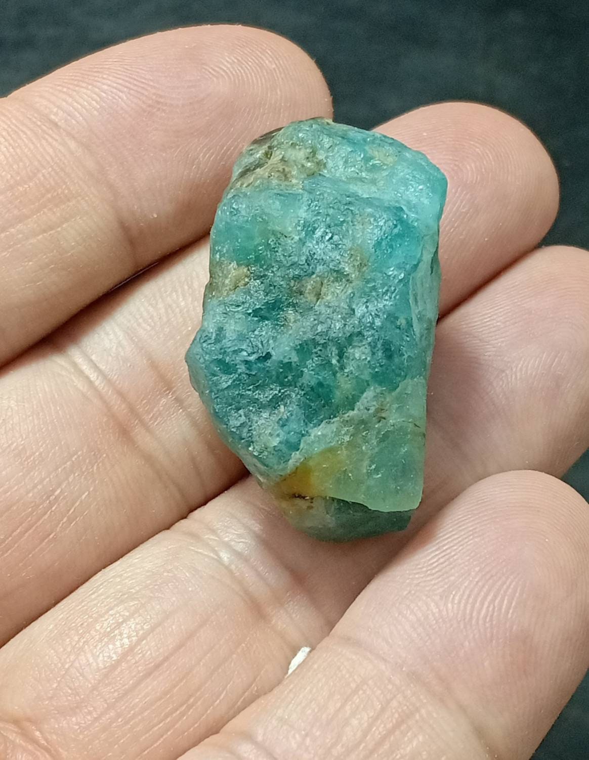 Single rare Grandidierite rough piece good color 20 grams