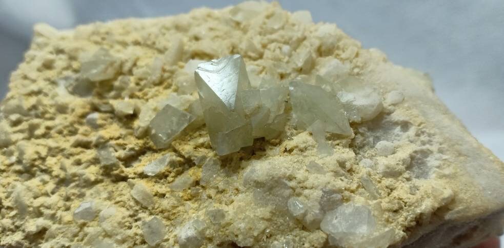 hydroxyl herderite on matrix 203 grams