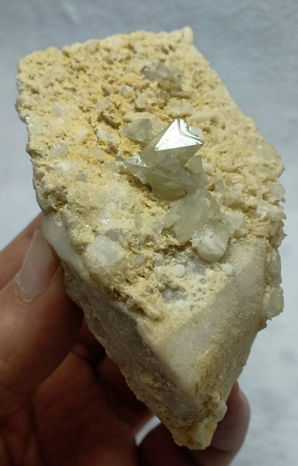 hydroxyl herderite on matrix 203 grams