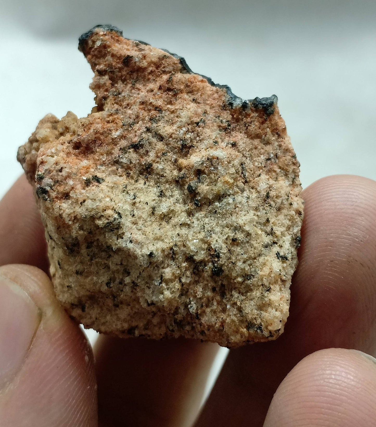 An amazing specimen of Hollandite on matrix 38.5g