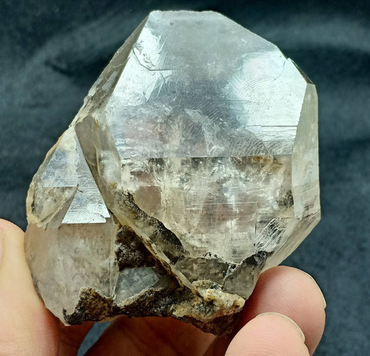 An amazing beautifully terminated smoky Quartz Crystal 195 grams