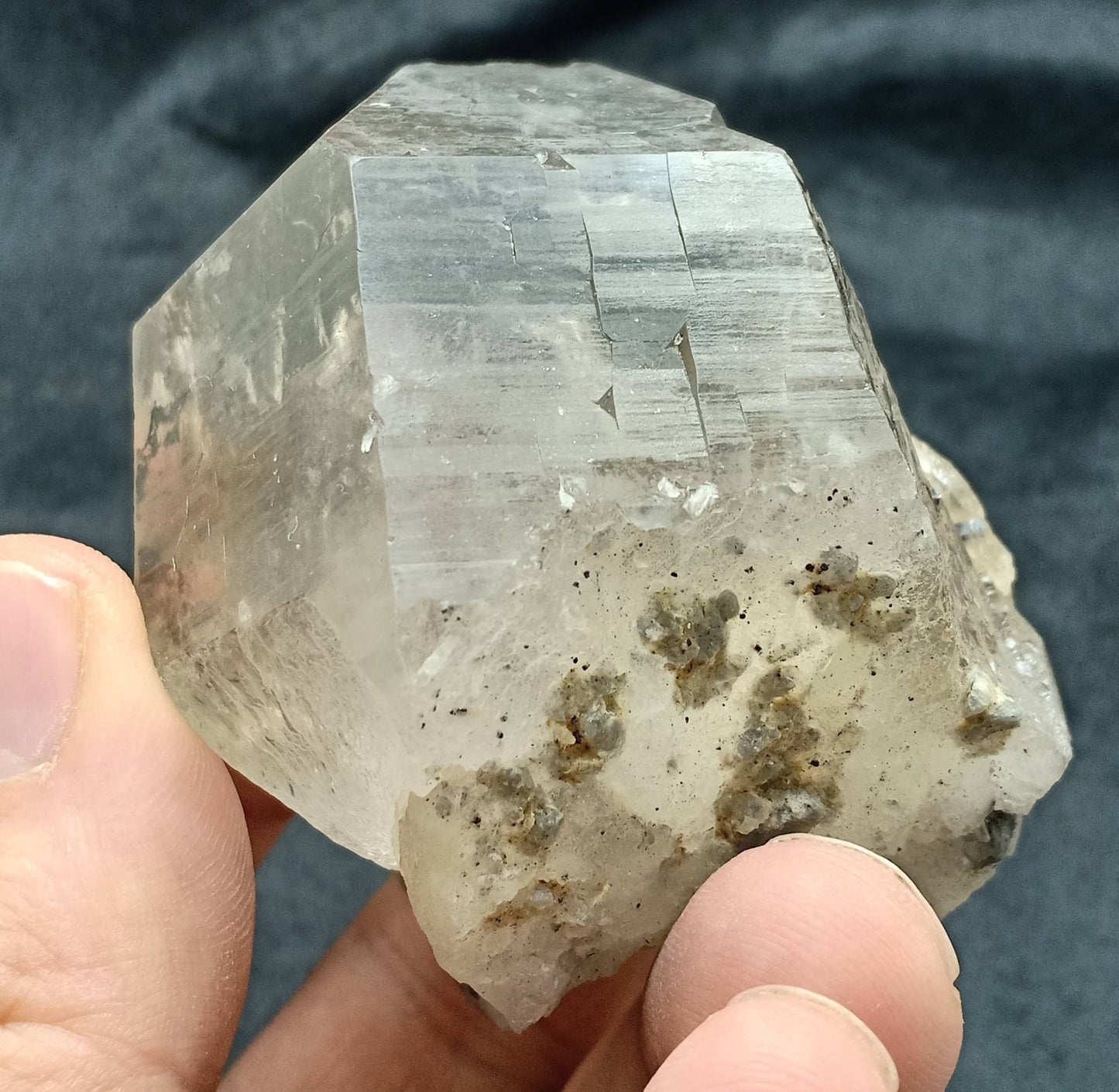 An amazing beautifully terminated smoky Quartz Crystal 195 grams