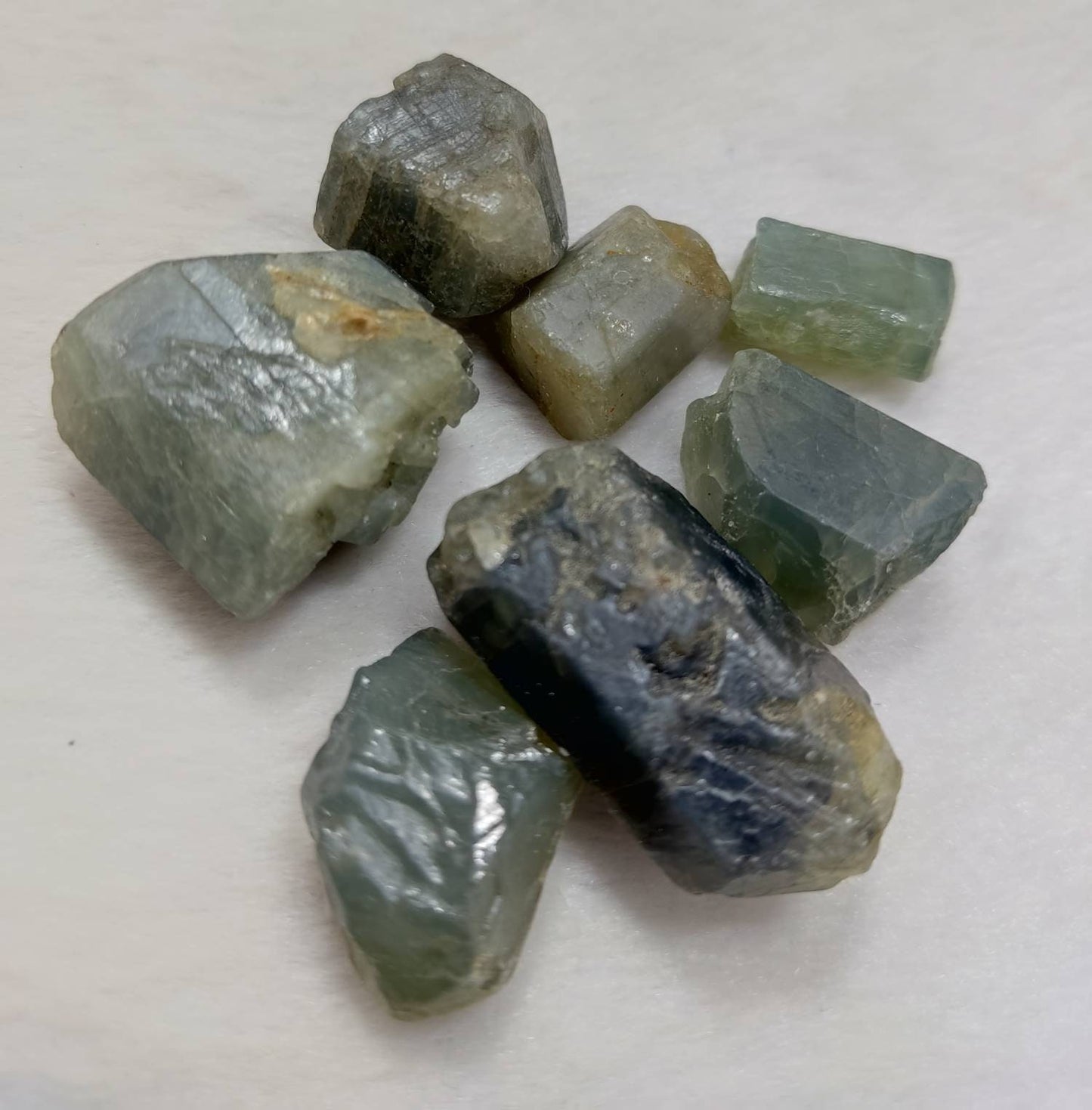 Diopside crystals collection 77 grams
