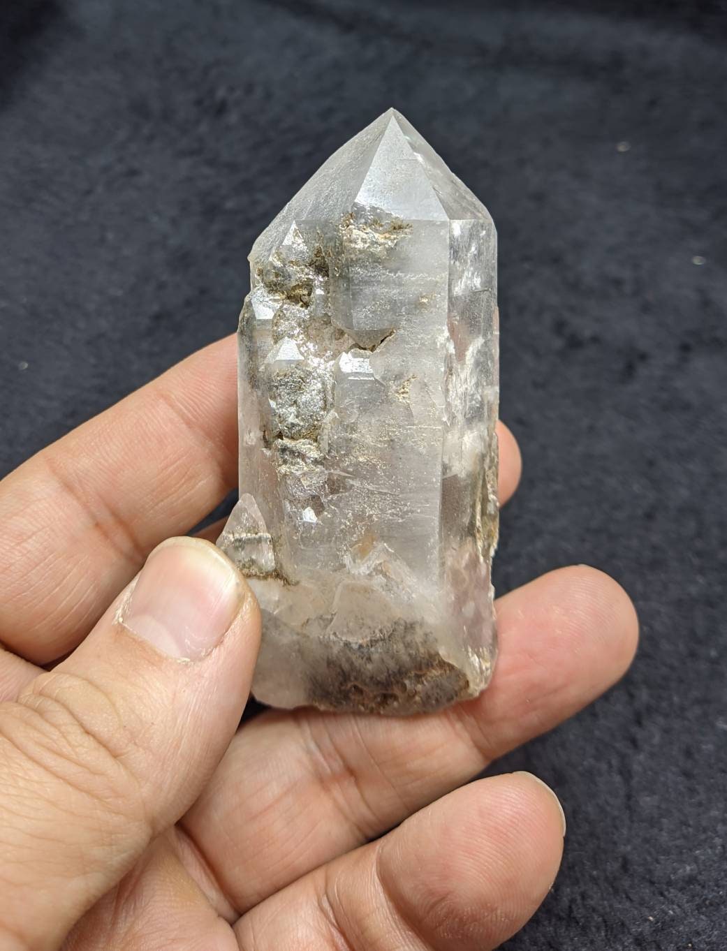 Chlorite Quartz crystal 116 gram