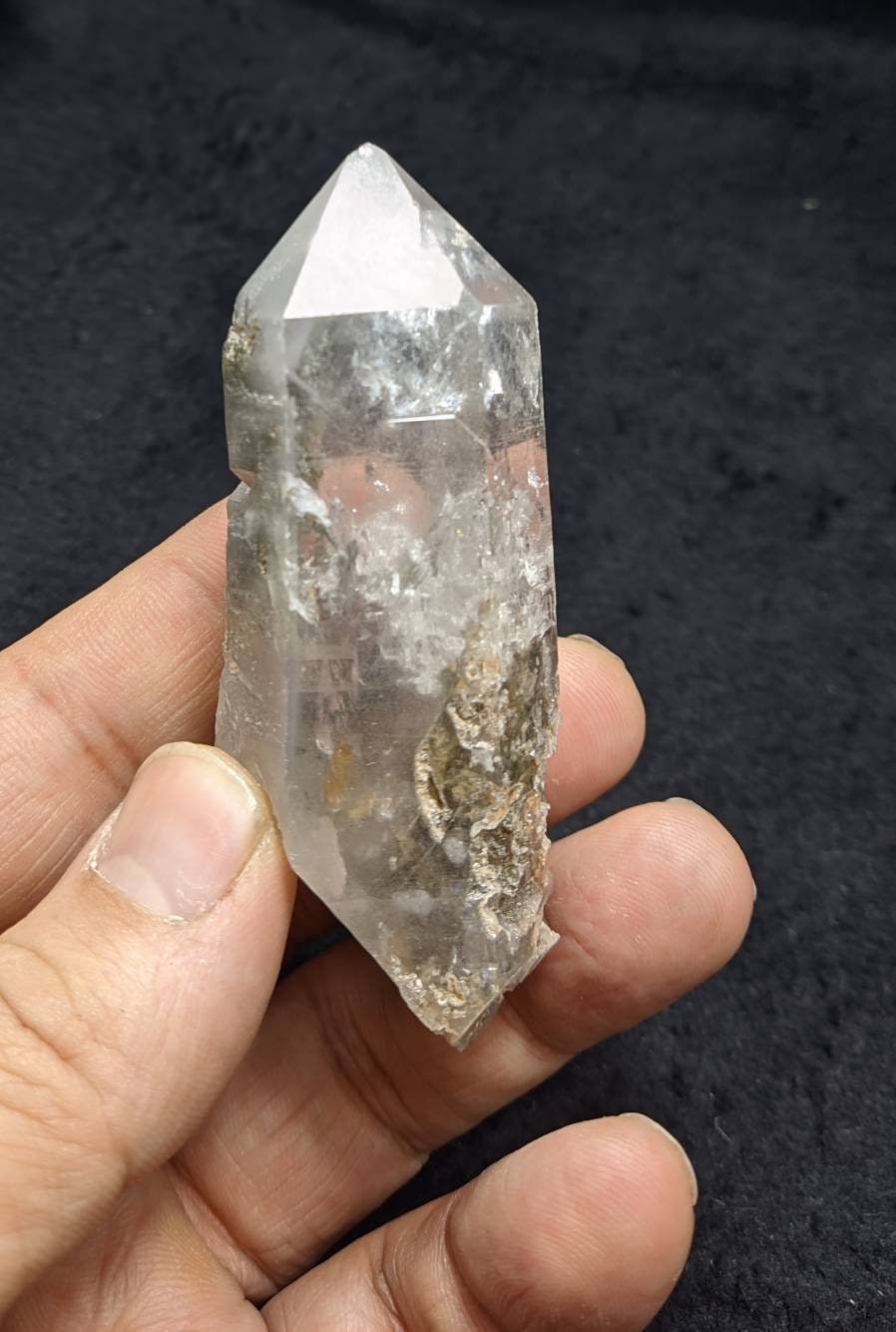 Chlorite Quartz crystal 116 gram